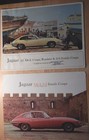 3 Jaguar Series 1 XK-E Coupe, Roadster, 2+2 Brochures, 2 Single & 1 Triple Sheet — photo 1