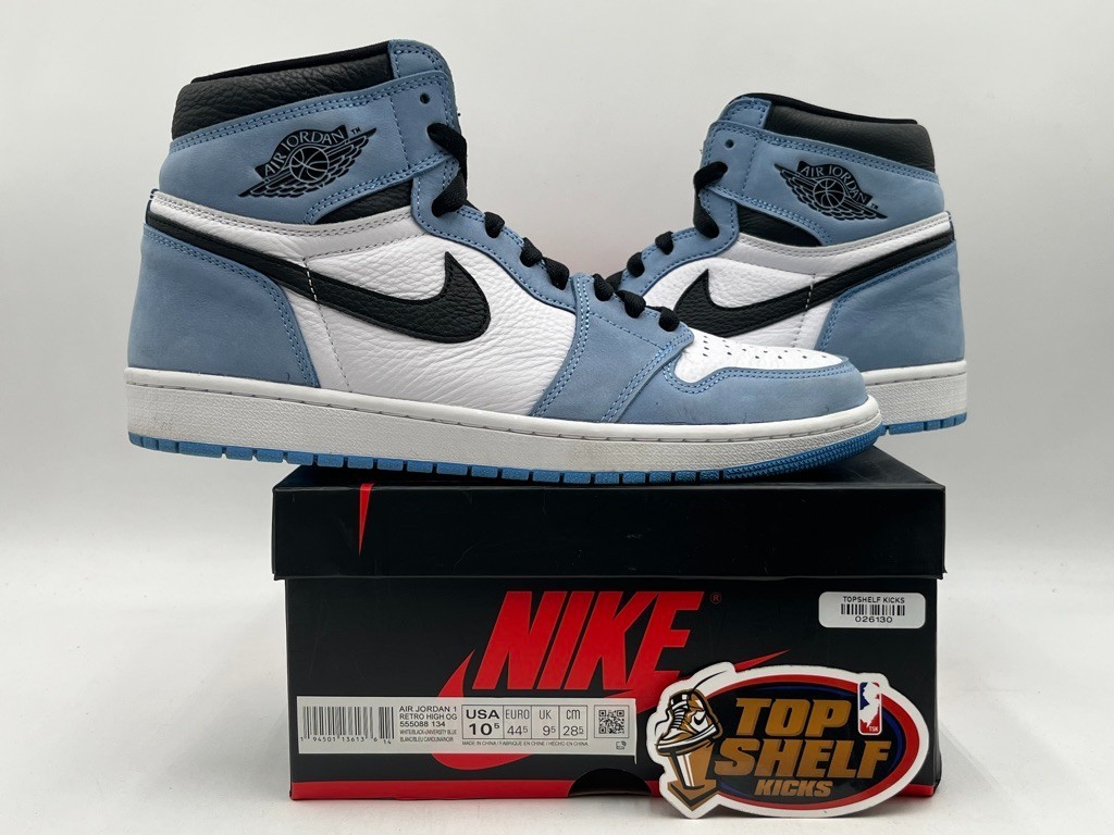 トップ まとめ Nike Air Jordan 1 Retro OG High University Blue Size 10.5
