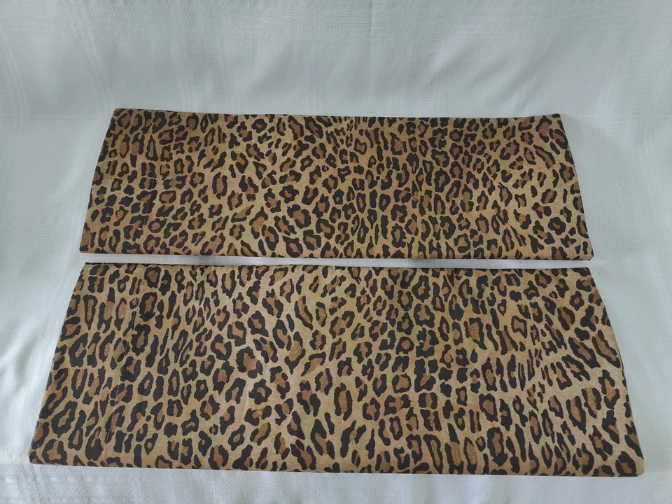 Ralph Lauren ARAGON Leopardo Ginebra Galahad 2 Fundas de Almohada Estándar ¡Nuevo! Foto 4 de 4