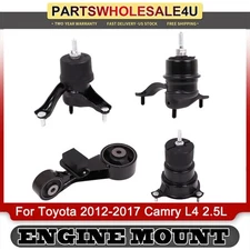 4pcs Engine Motor Mount w/Auto Transmission for Toyota 2012-2017 Camry L4 2.5L