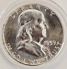 1959 P FRANKLIN HALF Dollar US Mint Silver .50c Coin 0.9 Fine SILVER BU COIN