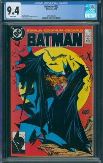 Batman #423 CGC 9.4 Incredible Book! 1988 Vol 1 Classic Todd McFarlane Cover