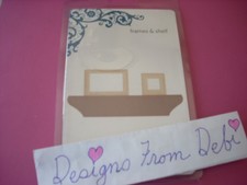 New - Lifestyles Crafts Quickutz Cutting Die - 4x4 frames shelf REV-0032