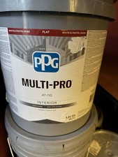 Ppg Multi-pro 5 Gal Interior Latex Flat White Paint 85 Value Free Shipping Ppg Multi-pro 5 Gal Interior Latex Flat White Paint 85 Value Free Shipping