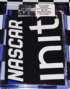 RILEY HERBST RACE USED COMPOSITE 2023 #98 MONSTER ENERGY NASCAR 75TH SHR RH08