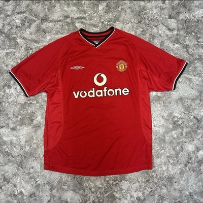 Vintage Umbro Sportwool Mens M Manchester United F.C. Football Jersey WEY #22