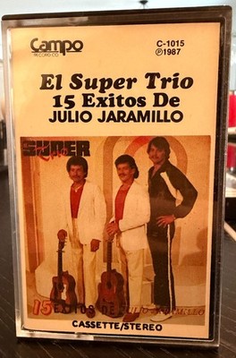 El Super Trio  15 Exitos De Julio Jaramillo cassette 1987
