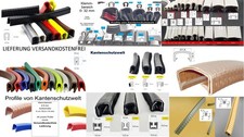 Kantenschutzprofil Kantenschutz Keder Profil PVC Klemmprofil METERWARE 87 Sorten