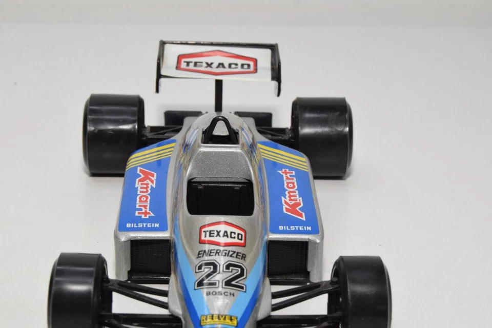 B72 1:24 BBURAGO BURAGO FORMULA RACING CAR INDY KMART TEXACO GREY EXC. COND. - Immagine 4 di 4