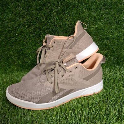 Reebok Turnschuhe Herren UK 8,5 beige Running MemoryTech leichte Turnschuhe