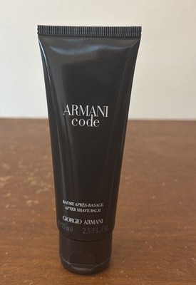 Giorgio Armani Code After Shave Balm Travel Size 2.5oz 75ml New