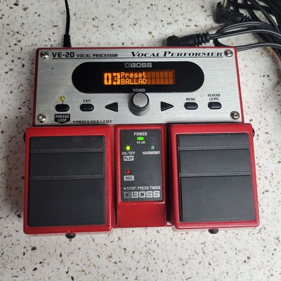 #ad Boss VE 20 Vocal Processor with AC Adapter Power Supply $209.99