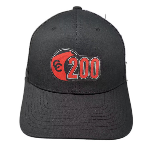 Cobra Trucker Hat Black Red OS Snapback Adjustable Mesh Back 200 Logo Patch Cap