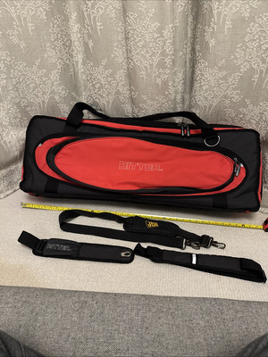 Ritter Keyboard Klavier Gigbag Koffer in rot/schwarz - Größe 95cm x 34cm x 16cm