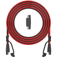 15ft SAE Connector, Solar Panel Extension Cable, Quick Disconnect Wire for Au...