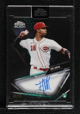 2021 Topps Chrome Black Green Refractor 30/99 Jose Garcia #CBA-JGA Auto 2k3