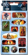 STAR WARS - STICKER COLLECTION - Dimensional Stickers - 1 SHEET- LICENSED NEW