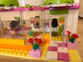 Lego Friends Heartlake Juice Bar 41035 - 100% complete! w/bonus extra minifig