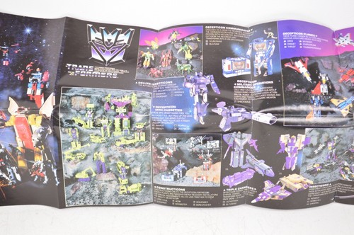 Original G1 Transformers Fold Out Brochure Poster 2-Sided 23" x 8" 1980s - Picture 6 of 9