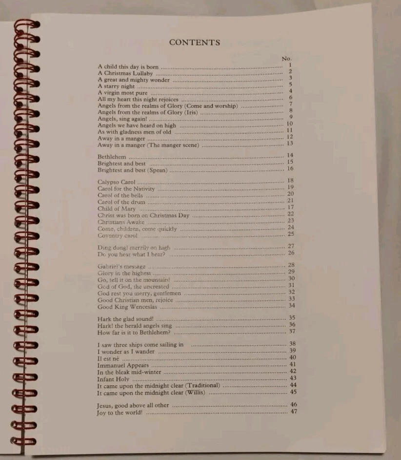 New Christmas Praise - Christmas Carol book - Choir SATB Songs 1-95 - NEW UNUSED - Image 3 of 4