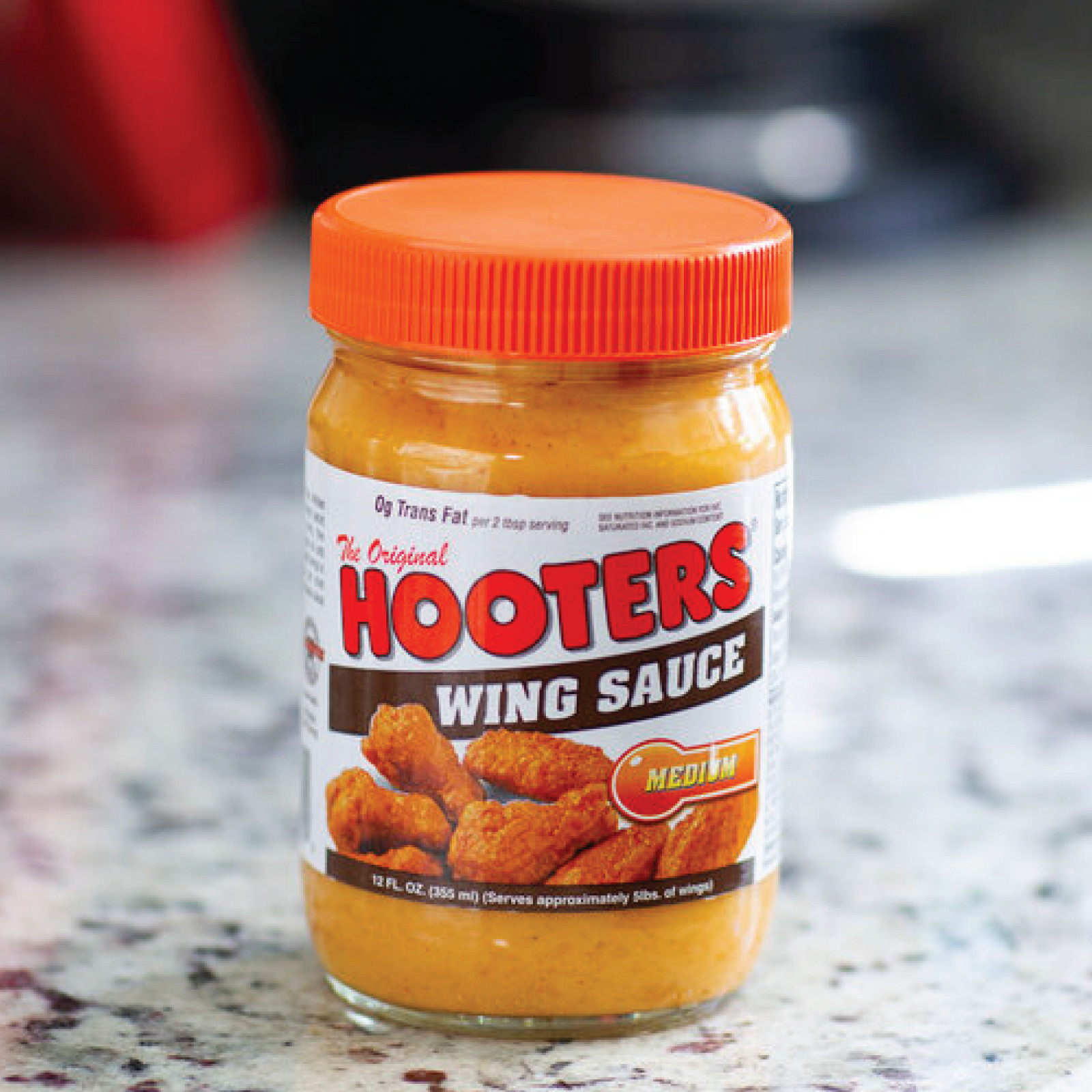 2x Jars The Original HOOTERS Wing Sauce Medium | 12oz | Thrill On The Grill BBQ