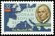 Scott 3141 - The 1997 32 Cent George C. Marshall Stamp - Mint, Never Hinged