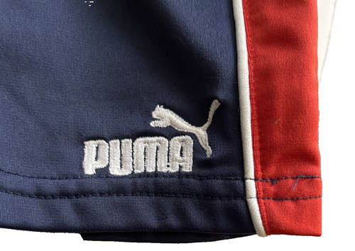 Tuta da ginnastica Puma 3T rossa e blu navy - Foto 5 di 6