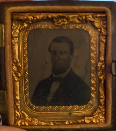 Estuche Littlefield Parsons Union 1857 caballero tinte Abe Lincoln parecido 2" - Imagen 3 de 14