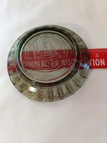 Vintage Four Queens Clear Smokey Glass Ashtray Las Vegas Baby!!! Vintage - Picture 4 of 4