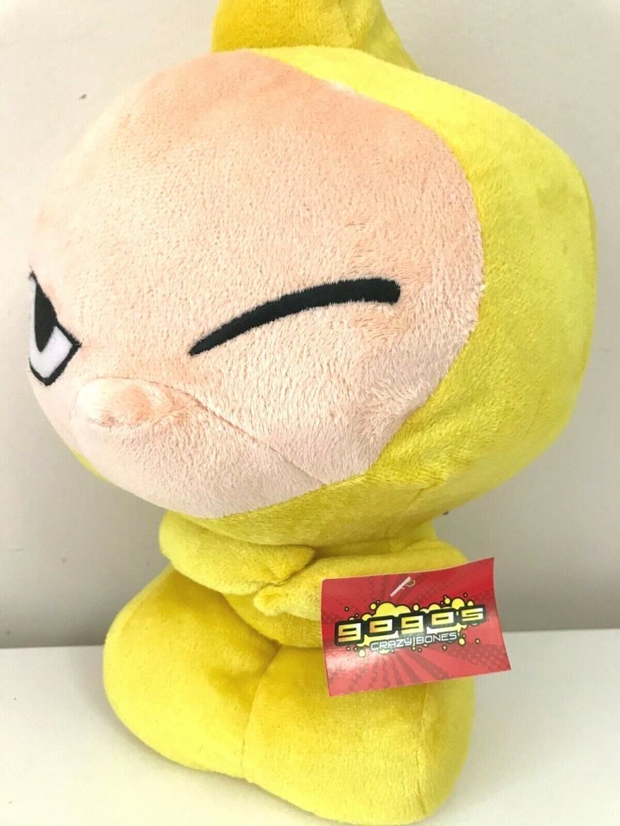 Xlarge 12 inch Gogos Crazy Bones Plush Toy. Yellow. New. Soft | eBay