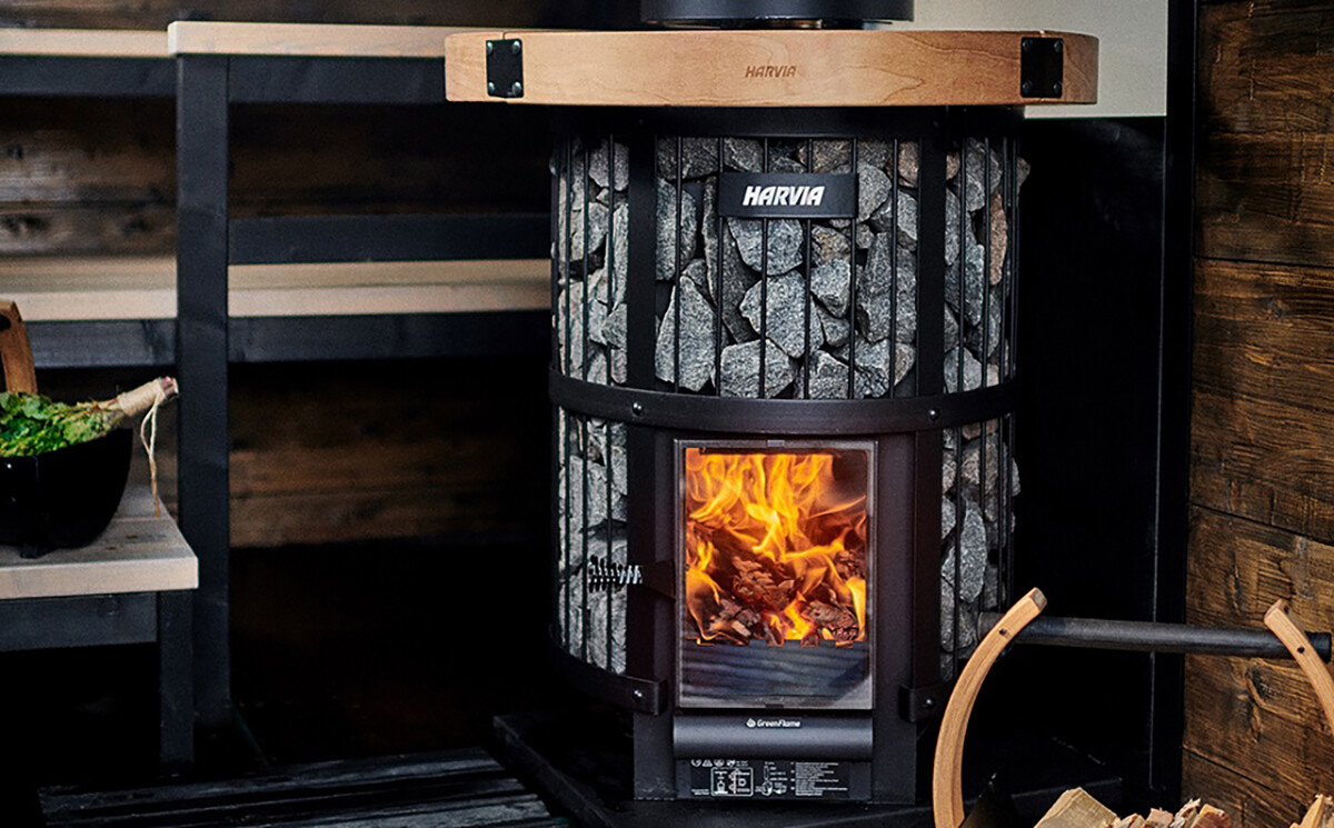 Harvia Legend GreenFlame Series 240 Wood Stove Sauna Heater