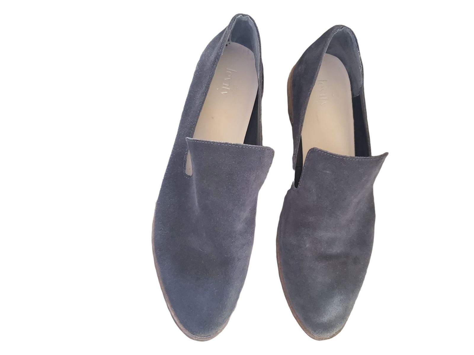 Levity Leather Loafers Womens 9M Dark 