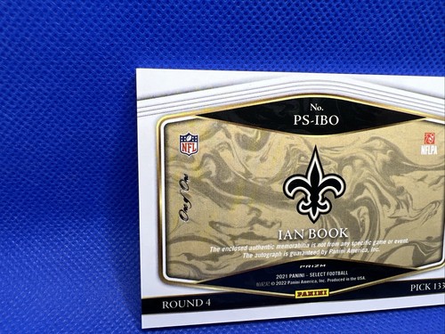 2021 Select NFL Ian Book 1/1 RPA Nike Swoosh Auto One of One Saints free ship!๐ฅ - Picture 4 of 6