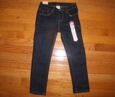 NWT Arizona Jean Co. Boys Skinny Adjustable Waist Denim Size L 6 Regular 30