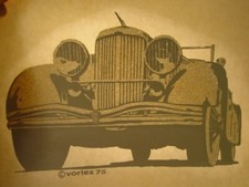 CLASSIC CAR LOVER VINTAGE 1970's IRON ON TRANSFER -NICE B-21