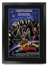 Little Shop of Horrors Movie Poster Signed Printed Autograph A3 Framed