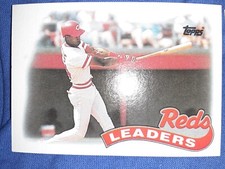1989 Topps - Team Leaders Eric Davis #111