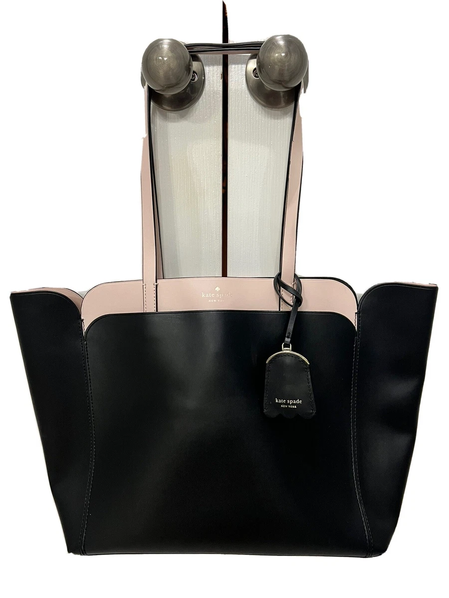 Kate spade black and pink tote cheap