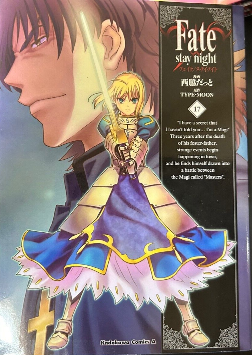 Fate/stay night Vol.1-20 set Complete Comics Manga Japanese
