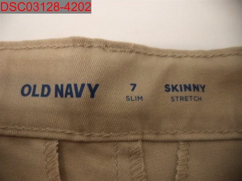 Old Navy Girls Rolled Oats 2Pk Uniform Skinny Chino Pants 7 Slim 500067479325 - Picture 4 of 8
