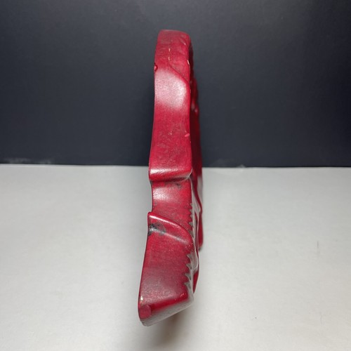 Vintage ARKANSAS RAZORBACK Schwein KREIDE WARE Wandrelief 10,75" L Kreidegeschirr - Bild 7 von 9