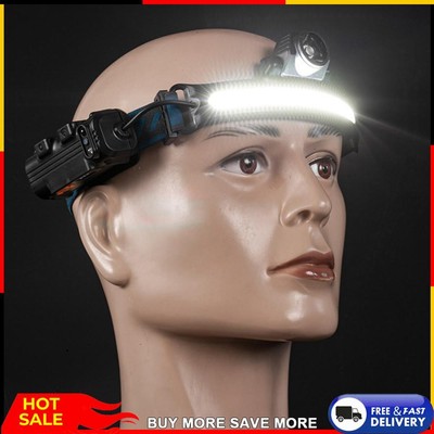 XPG+COB LED Zoom Induction Headlamp Powerful Head Flashlight for Camping Fishing