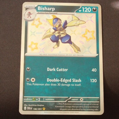 shiny bisharp pokemon card Pokemon Card Bisharp AR 148/86 sv11B Black Bolt Japanese