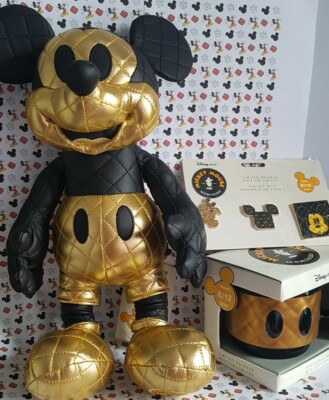 Disney Store Mickey Mouse Memories Plüsch Pins & Tasse Neu Limited Edition 8/12