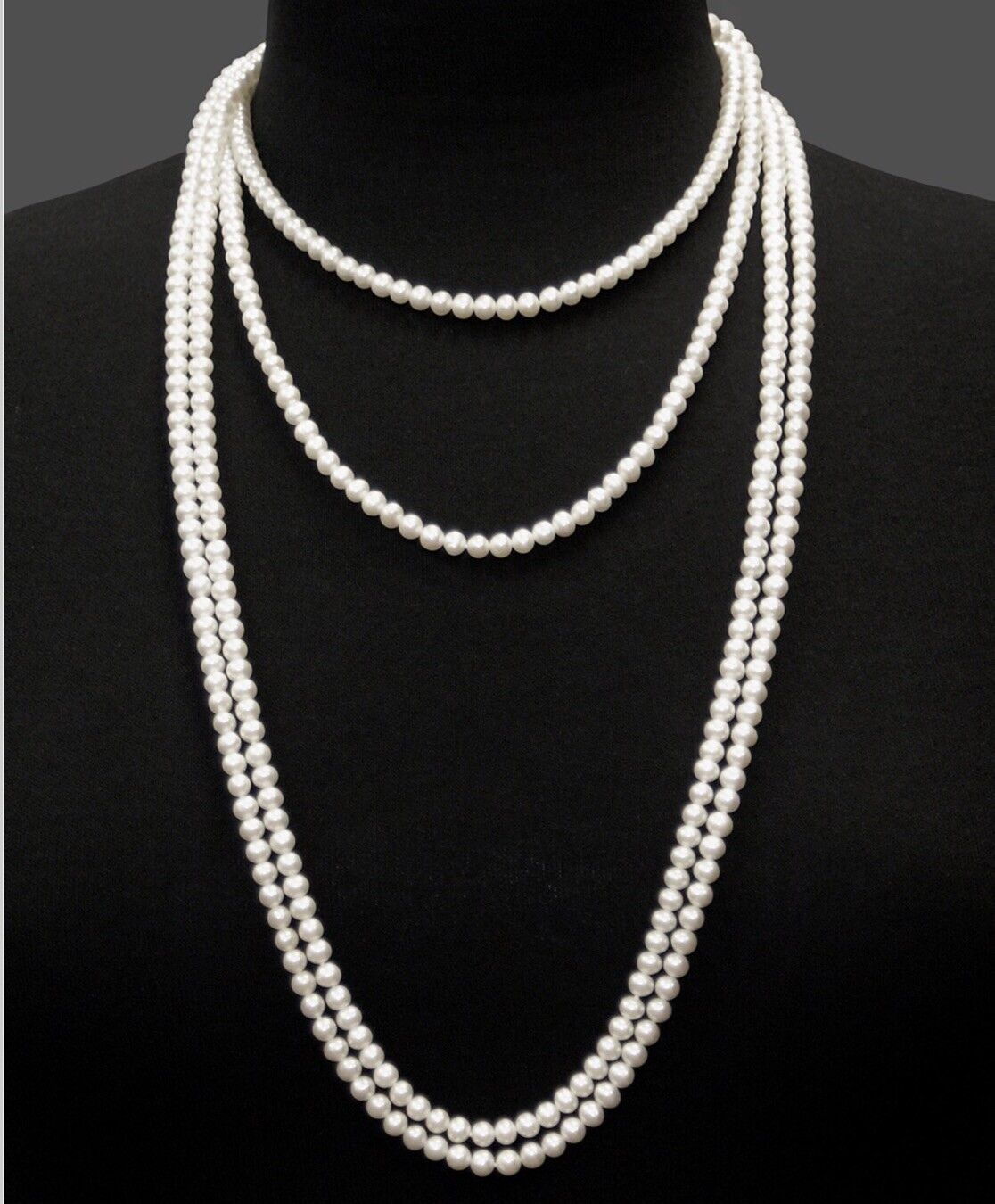 100” Strand Of 10.5mm Cultured Pearls. Very Good luster And Color. 