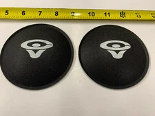 Cerwin Vega OEM Replacement Felt Dustcap, CV Logo, 3.750" Lot of 2