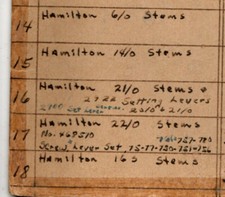 vintage hamilton watch parts from custom watchmaker stash select one