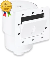 HYDROTOOLS Standard ABS Thru-Wall Skimmer Kit, White - Includes Return Fitting a