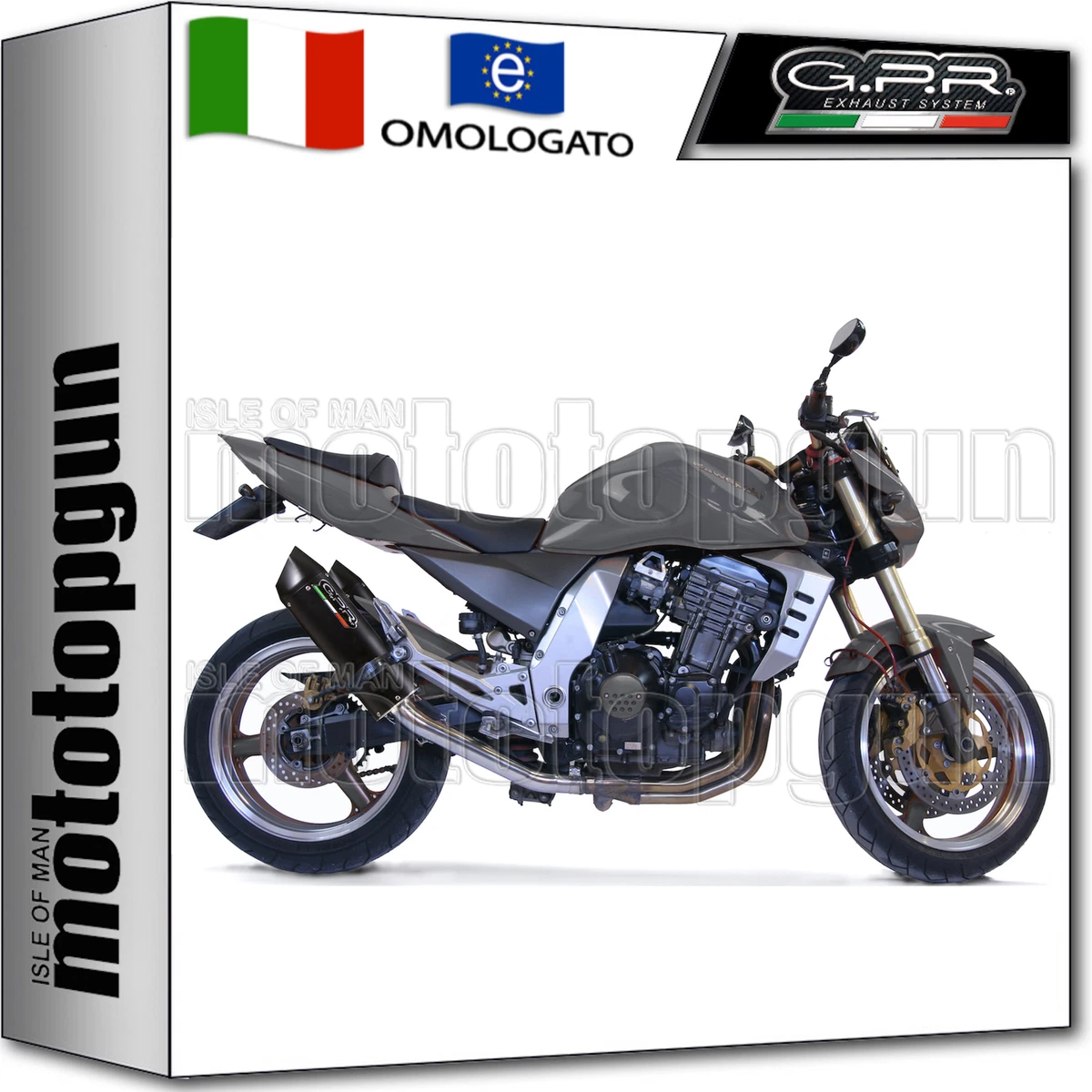 GPR 2 SCARICO HOM FURORE NERO KAWASAKI Z1000 Z 1000 2003 03 2004