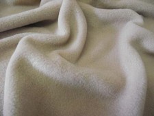 QUALITY Anti Pil Polar Fleece Fabric Material - BEIGE BROWN